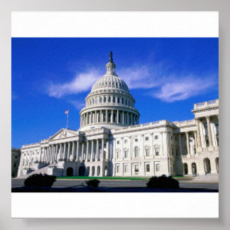 Poster Capitol-Building-Washington-DC