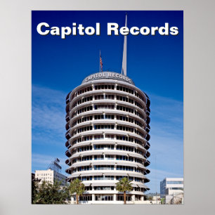 Póster Capitol Records Hollywood California