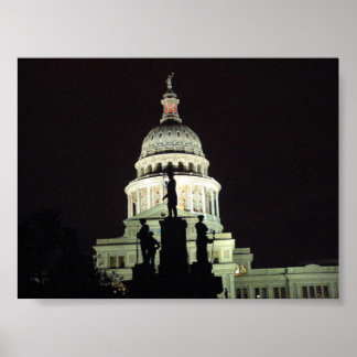 Póster Capitólio do Texas