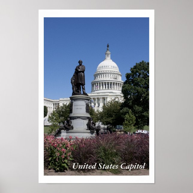 Póster Capitólio dos Estados Unidos (Frente)
