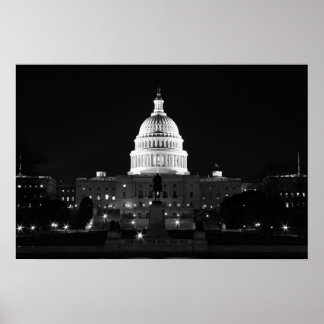 Poster Capitólio Noite B&W