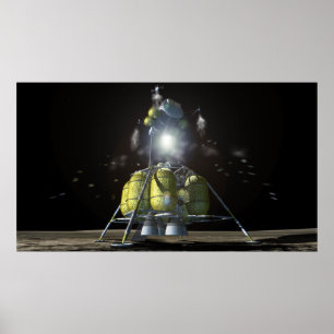 Poster Capitulação do artista de uma nave espacial nova