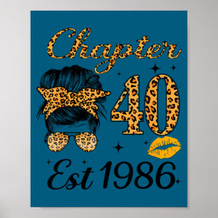 Poster Capítulo 40 Est 1986 Aniversário de 40 Anos com Co