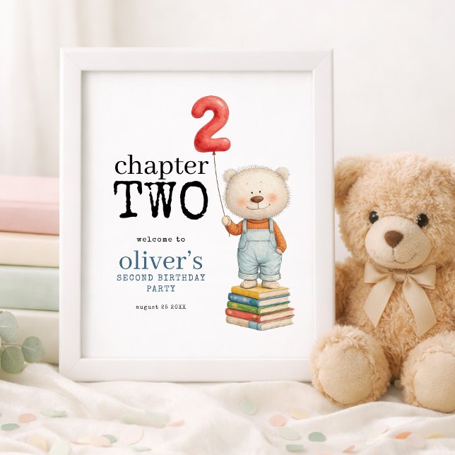 Poster Capítulo Dois Livros de Ursinho de Pelúcia 2º Aniv (Criador carregado)