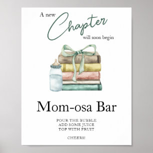 Poster Capítulo Livro de histórias Chás de bebê Momosa ba