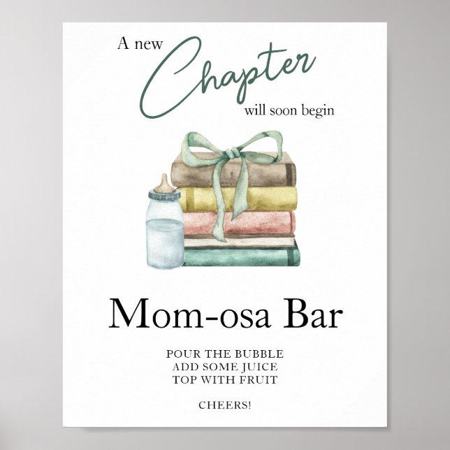 Poster Capítulo Livro de histórias Chás de bebê Momosa ba (Frente)