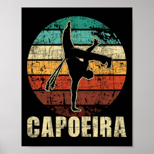 Poster Capoeira - Kickboxing Artes Marciais Brasileiras M