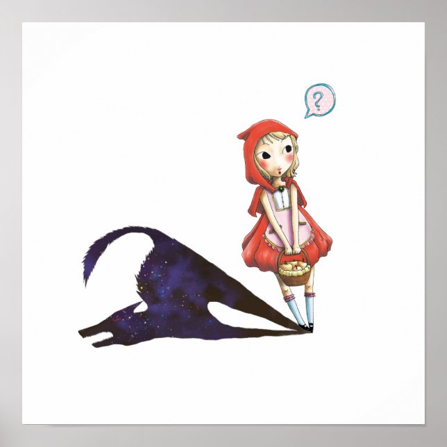 Póster capota vermelha (Frente)