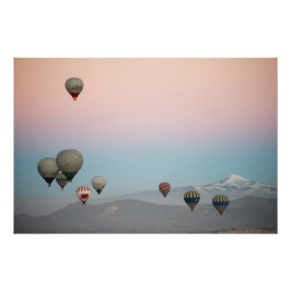 Póster Cappadocia. Voo de Balões