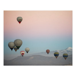 Póster Cappadocia. Voo de Balões