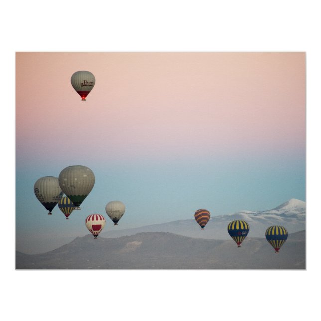 Póster Cappadocia. Voo de Balões (Frente)