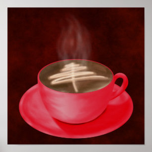 Poster Cappucccino Art Natal