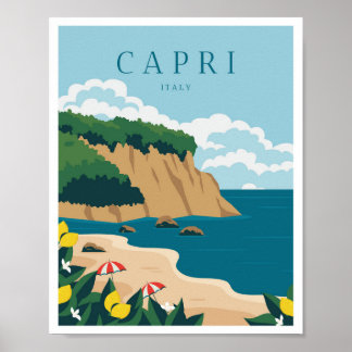 Poster Cápri Itália