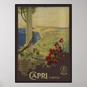 Póster Capri Napoli