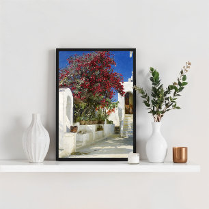 Poster Capri - Oleanders in bloom, Peder Severin Krøyer