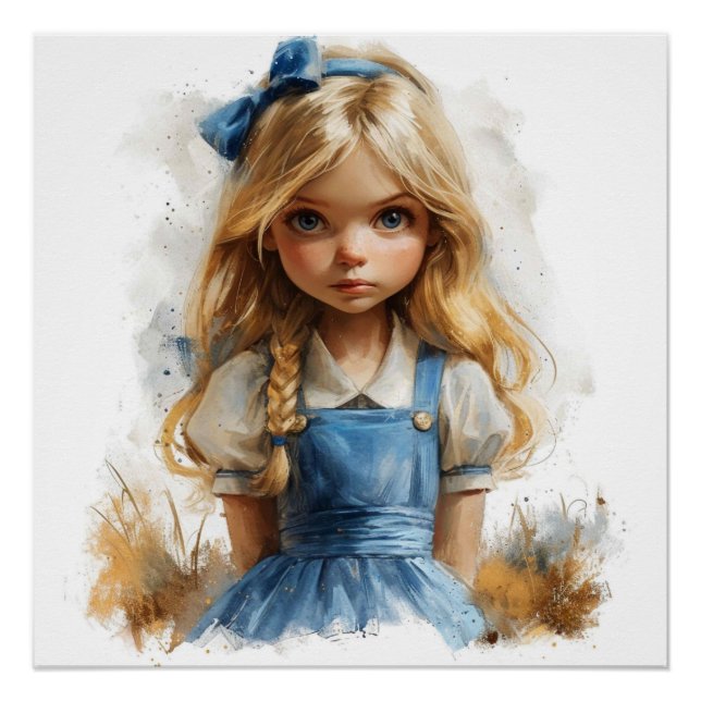 Póster Capricho Vertiginoso de Alice: Capricho do País da (Frente)