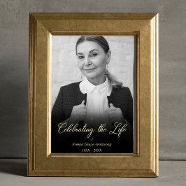 Poster Caprichoso Celebrando a Vida Foto Funeral