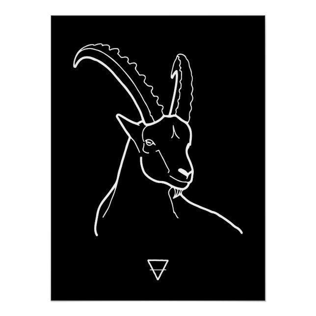 Póster Capricorn (Frente)