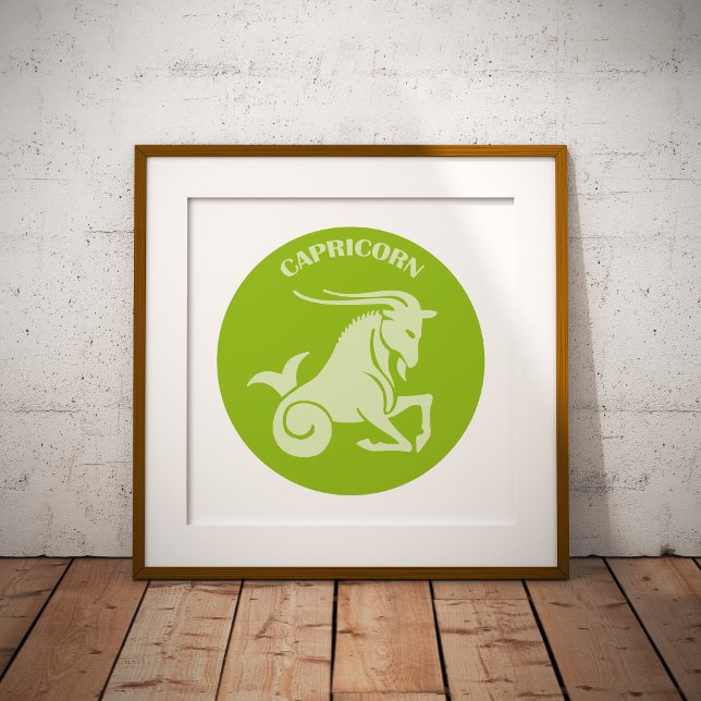 Poster Capricorn, Zodiac Sign, Horoscope, Astrology (Criador carregado)