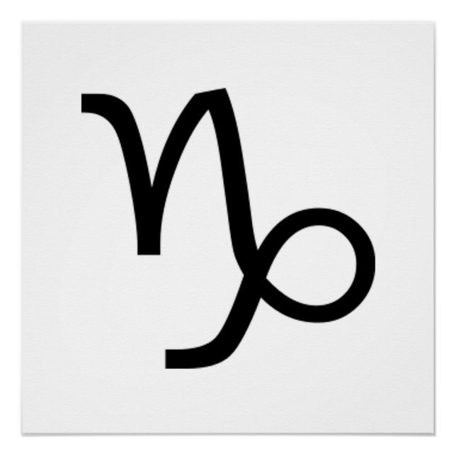 Póster Capricórnio (Frente)