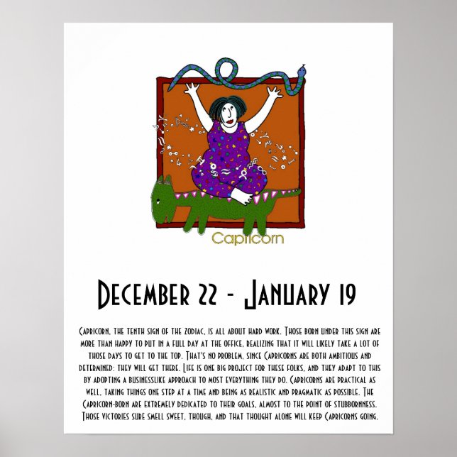 Póster Capricórnio (Frente)