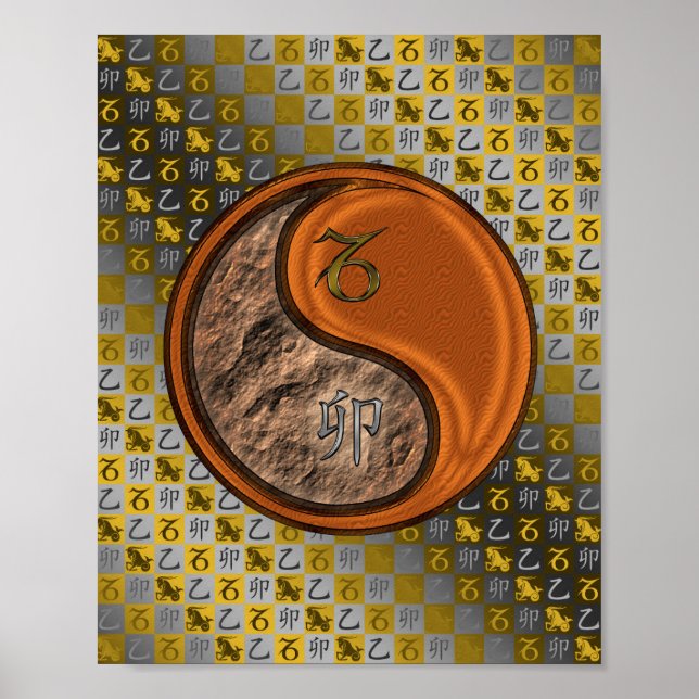 Poster Capricórnio e Coelho da Madeira (Frente)