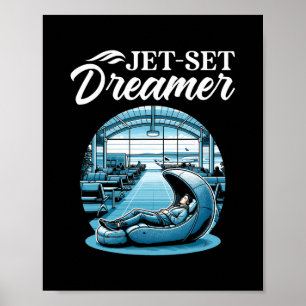 Poster Cápsula de Sono Internacional para Viajantes do Mu