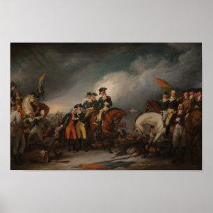 Poster Captação dos Hessians em Trenton - John Trumbull