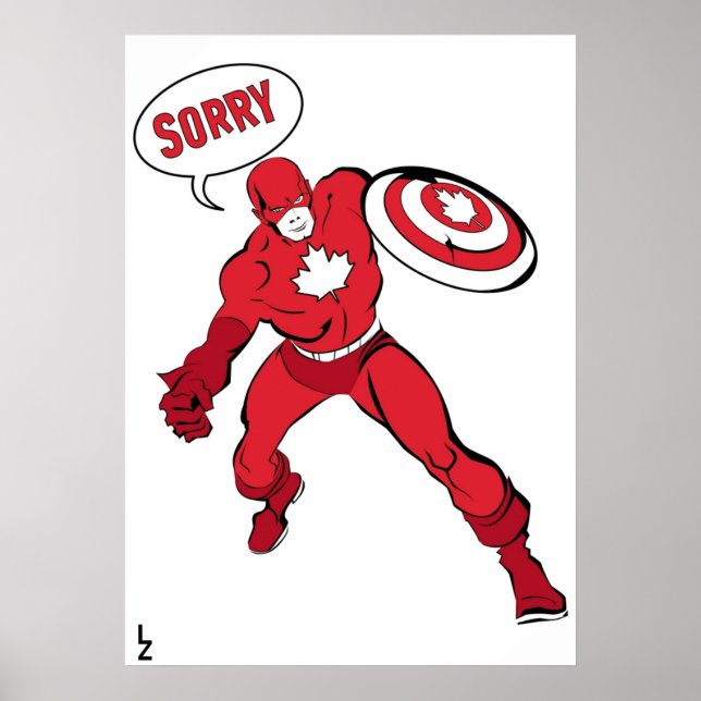 Poster Captain Canada (Frente)