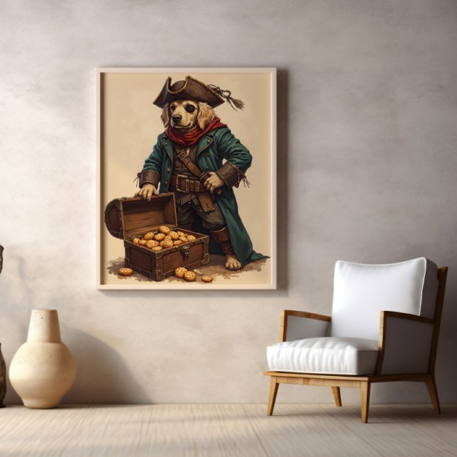 Poster Captain Sniffbeard: Bacon Before Gold Always (Criador carregado)