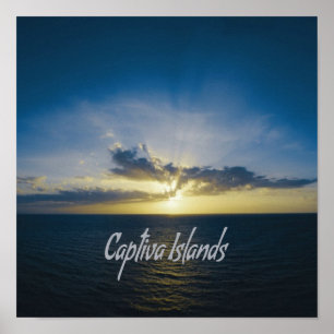 Poster Captiva Islands Flórida