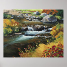 Poster Captivando a Pintura de Óleo de Estilo Animo do ou