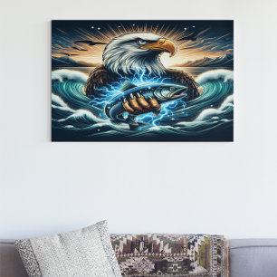 Poster Captura de águia majestosa