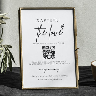 Poster Captura De Casamento O Amor Código QR de compart