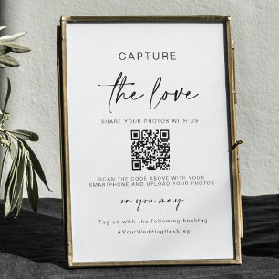 Poster Captura De Casamento O Amor   Código QR de compart