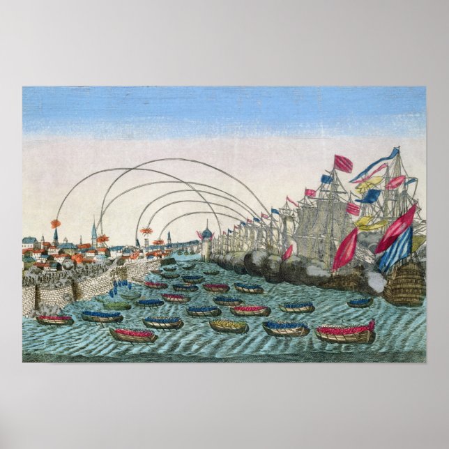 Poster Captura de Havana pelos ingleses em 1762 (Frente)