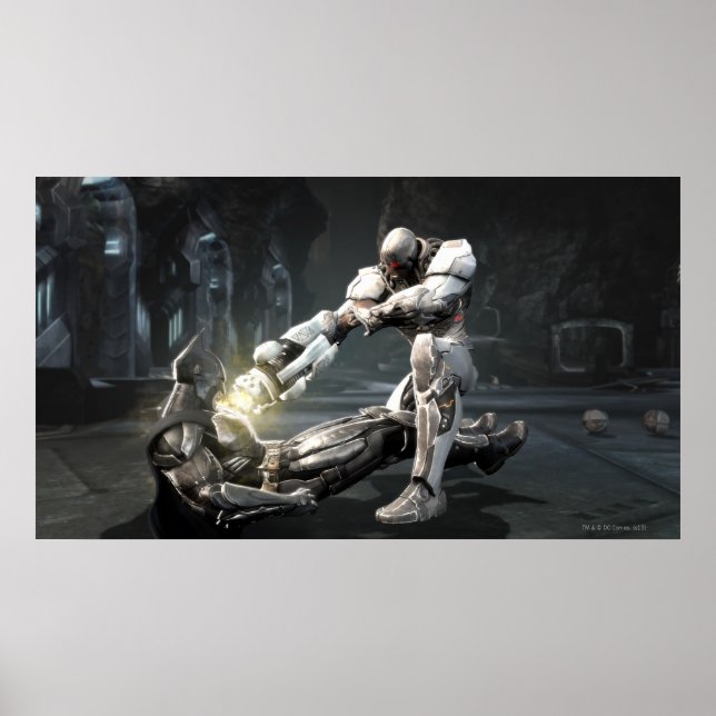 Póster Captura de tela: Batman vs Cyborg (Frente)