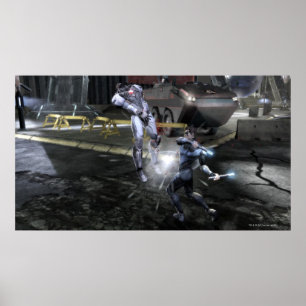 Poster Captura de tela: Cyborg vs Nightwing 3