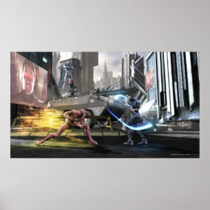 Póster Captura de tela: Flash vs Noturno