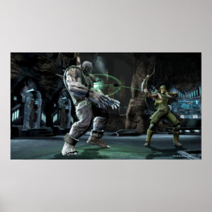Poster Captura de tela: Grundy vs Green Arrow
