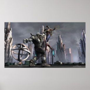 Póster Captura de tela: Grundy vs Mulher Maravilha