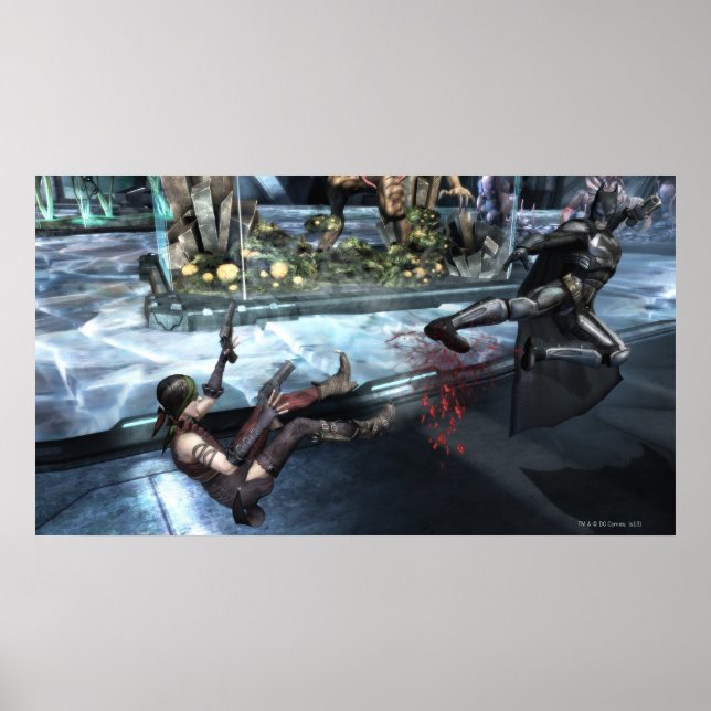 Póster Captura de tela: Harley vs Batman (Frente)