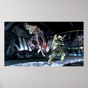 Poster Captura de tela: Mulher Maravilha vs Seta Verde