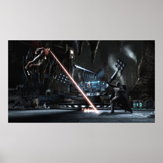 Poster Captura de tela: Superman vs Batman (Frente)