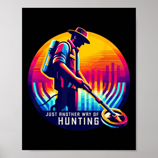 Poster Captura de Tesouros para detectar metais (Frente)