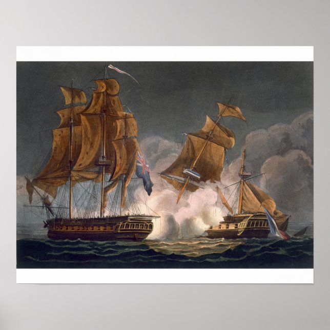 Póster Captura do La Tribune, 8 de junho de 1796, gravada (Frente)