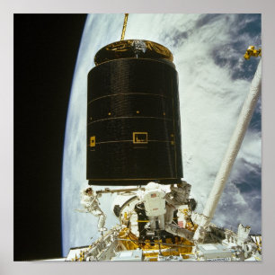 Póster Captura e reparação de astronautas INTELSAT VI (ST