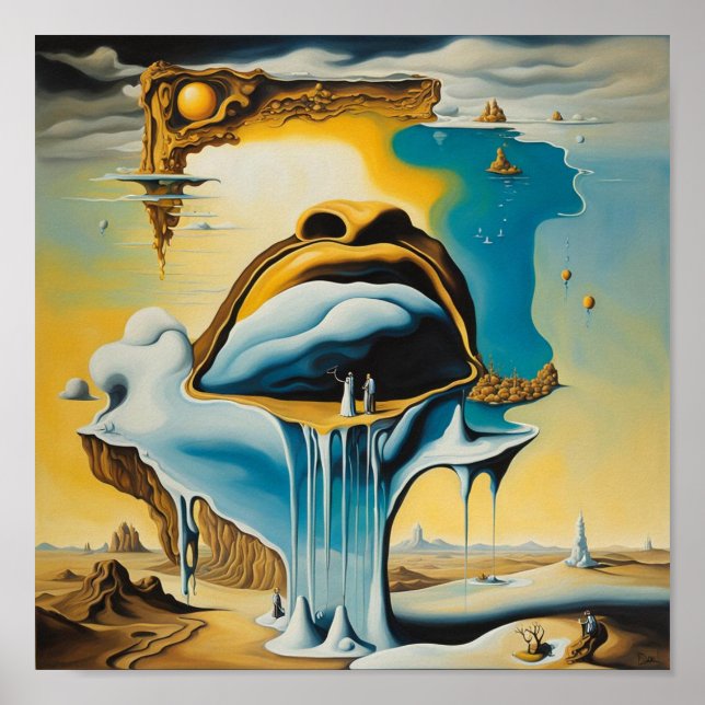 Poster Capturado com neve (Frente)