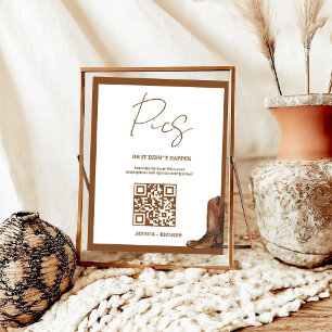 Poster Capturar o Cartão com fotos do Cartão de Código QR