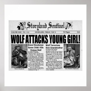 Póster Capuchinho Vermelho